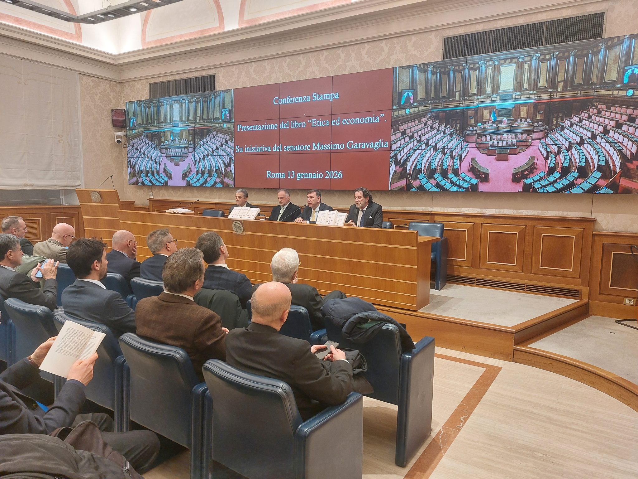 Etica ed economia, al Senato la presentazione del libro di Daniele Damele